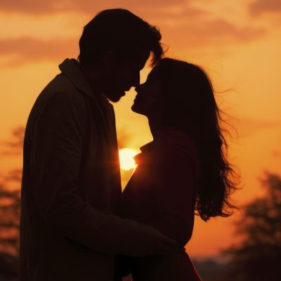 silhouette-couple-love-being-affectionate